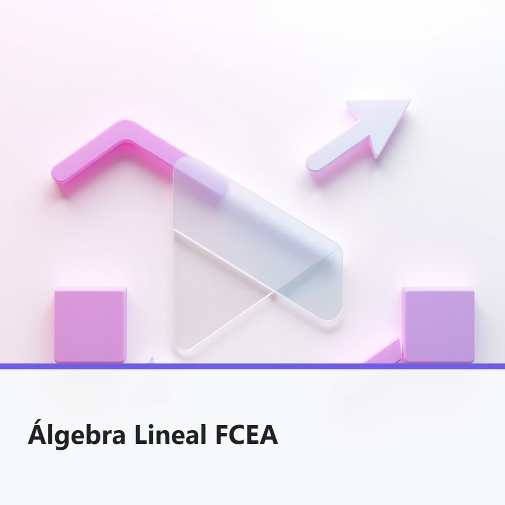 Álgebra Lineal FCEA · Curso en PROFEonline.uy