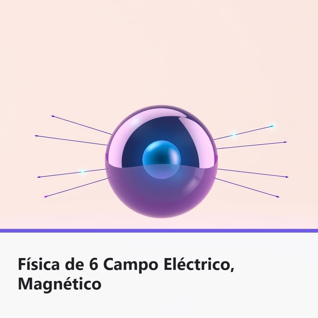 Física de 6 Campo Eléctrico, Magnético · Curso en PROFEonline.uy